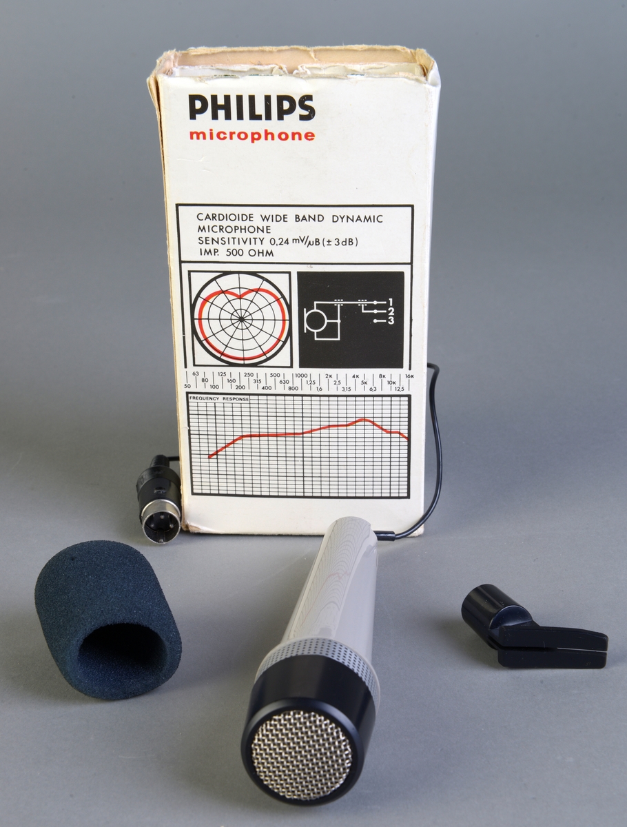 Kasettspiller med radio og tilhørende mikrofon (henholdsvis FTT.53948.01 og FTT.53948.02) fra Philips.
Kasettspilleren med radio er svart med detaljer i sølvfarge. Den er laget av plast og metall. Området for knapper og radio er sølvfarget. Knappene til kasettspilleren er sølv, svart og rød. For volum, lyd og tuning er det sølvfargede hjul. Kasettspilleren kan gå både på batteri og på strøm. Det er rom for batteri er på undersiden, mens uttak for strøm er bak på spilleren. Det er også to andre uttak på baksiden.
Mikrofonen ligger i en pappeske. På esken er det bilde av en mikrofon med en person som spiller xylofon i bakgrunnen. Mikrofonen er grå, sølvfarget og svart. Den er laget av metall og plast. på toppen er det et metallgitter. Ledningen til mikrofonen er svart. Det følger også med en "hette" til mikrofonen i svart skumgummi, samt et stativ i metall.