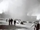 Bild tagen när Ångkvarnen stod i brand 6/7 1935.