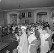 Gefle Husmodersförening, Garden-Party i slottsträdgården. Den  22 juli 1946