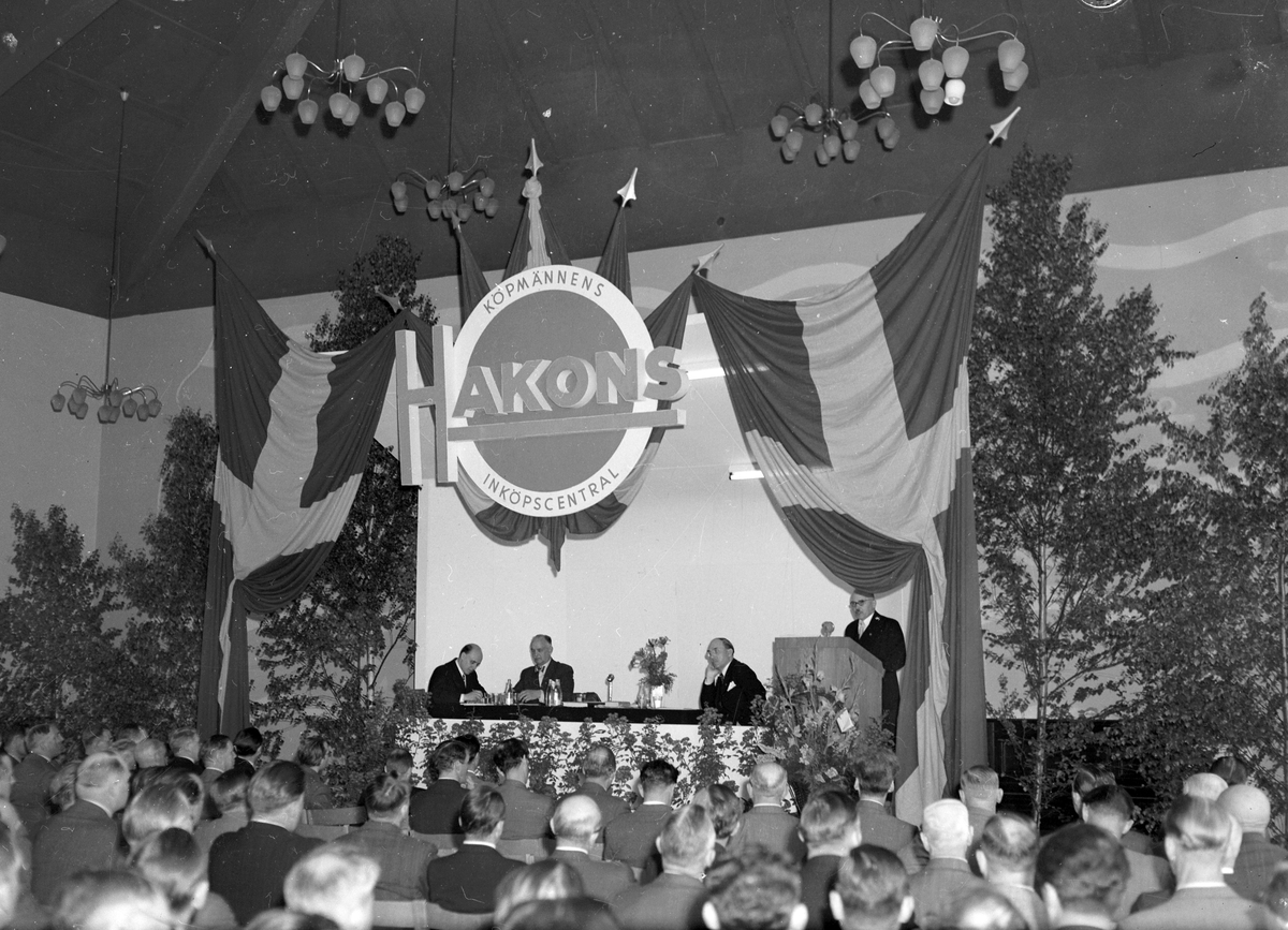 Hakonbolagets årsstämma på Rotundan. Den 14 juni 1949