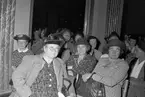 Gävle handlareförening. Husmodersdemonstration på stadshuset September 1949