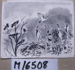 Hägrar [Blandteknik]