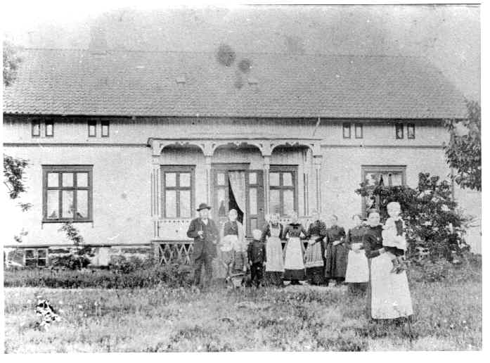 Prestegården i Sokndal hvor prest Gunnar Olsen bodde