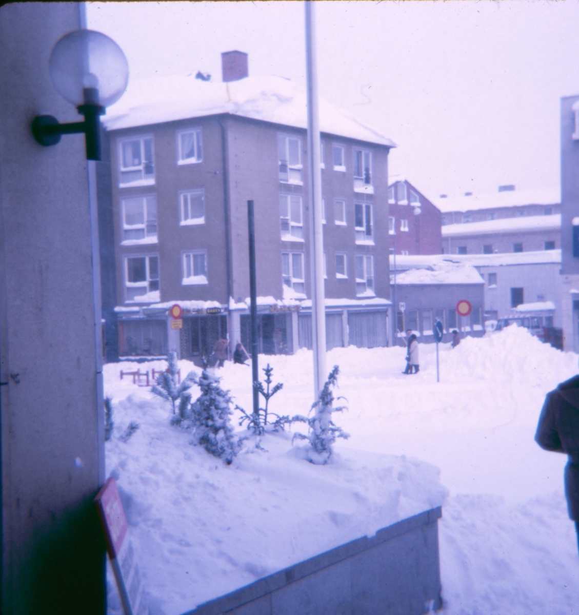 Vy från Västervik. Utsikt över Spötorget.