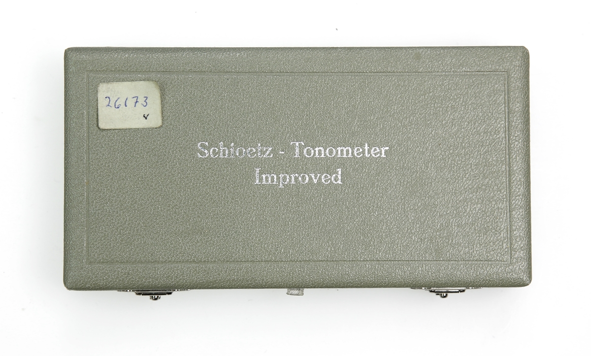 Tonometer i etui. Øyesjukdommer
. Trykkmåler som måler trykket i øyet.