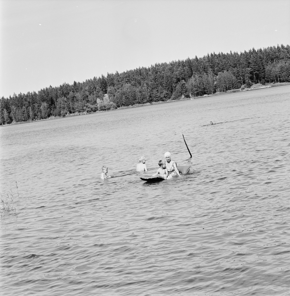 "Badliv", Sandviksbadet, Björklinge, Uppland 1964