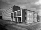 Billman-Regulators fabrik vid Elektronvägen 4-6 i Huddinge, uppförd 1962-1964.