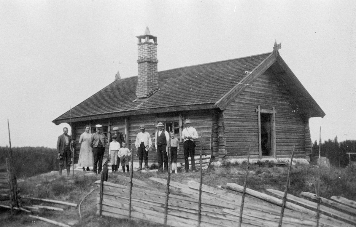 Romedal almenning, Stange. Skogbruk. Seterhus, ukjent sted.