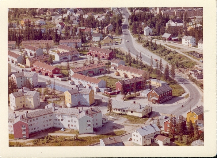 Oversiktsbilde over: Mo i Rana. Langmoheia, Sagbakken.