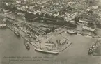 Fotot är ett av de äldsta flygfotona över Kalmar. enligt uppgift är det taget från luftskeppet Bodensee då detta 1919 flög från Berlin till Stockholm.