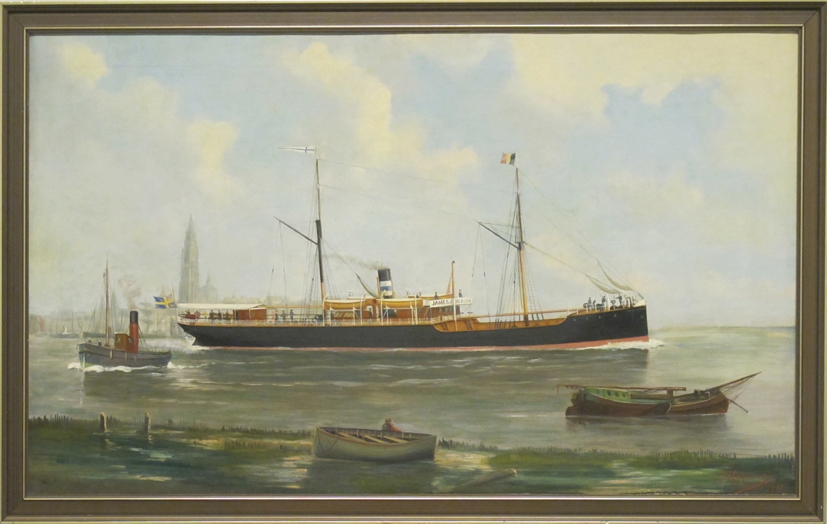 Ångfartyget James Dickson.
