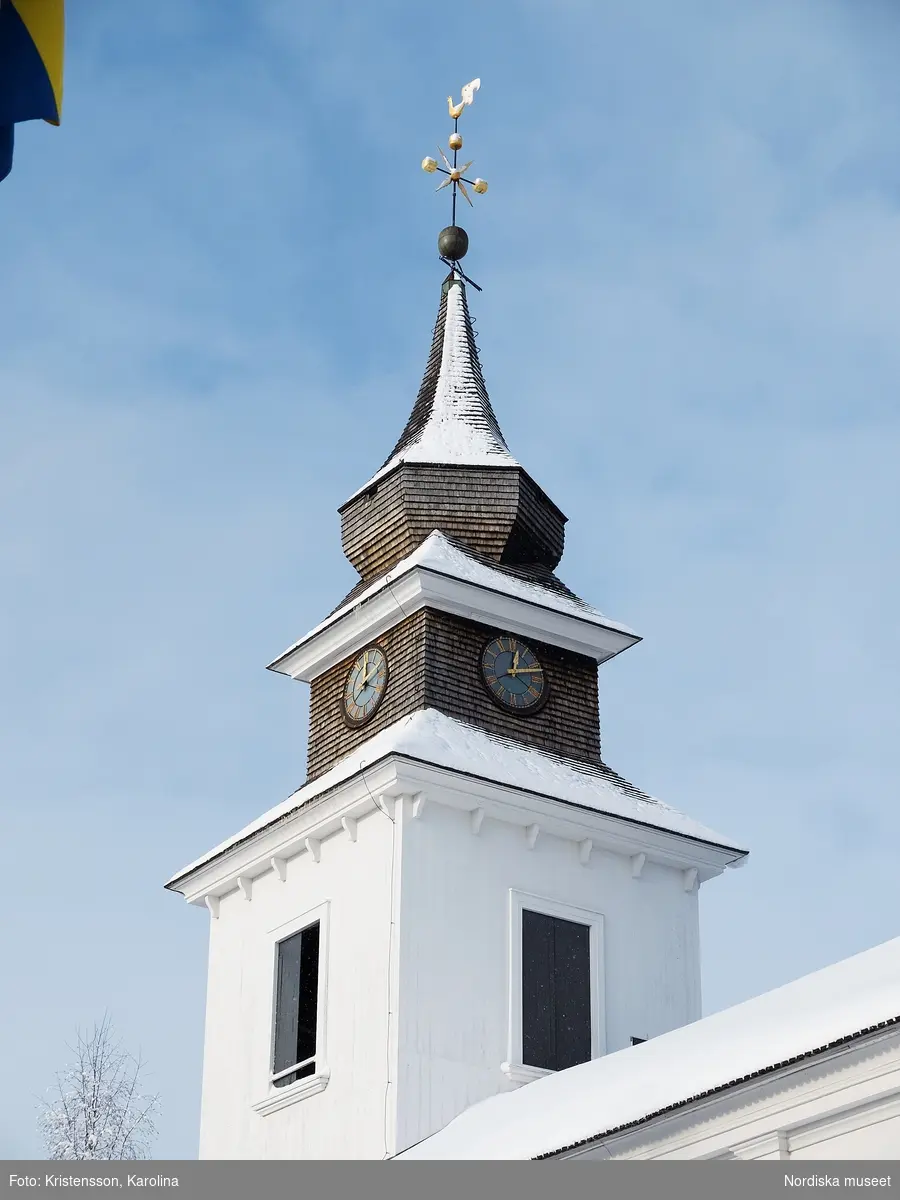 Vilhelmina kyrka, snö, Arktis