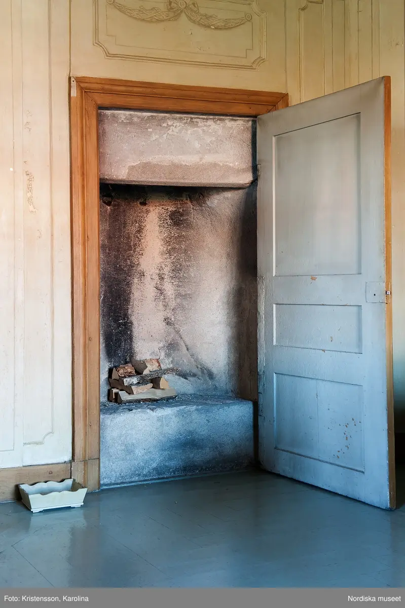 Svindersvik, Stora huset, interiör plan 1, detaljer