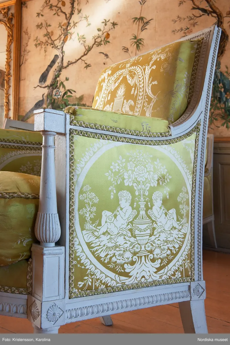 Svindersvik, Stora huset, interiör plan 1, detaljer