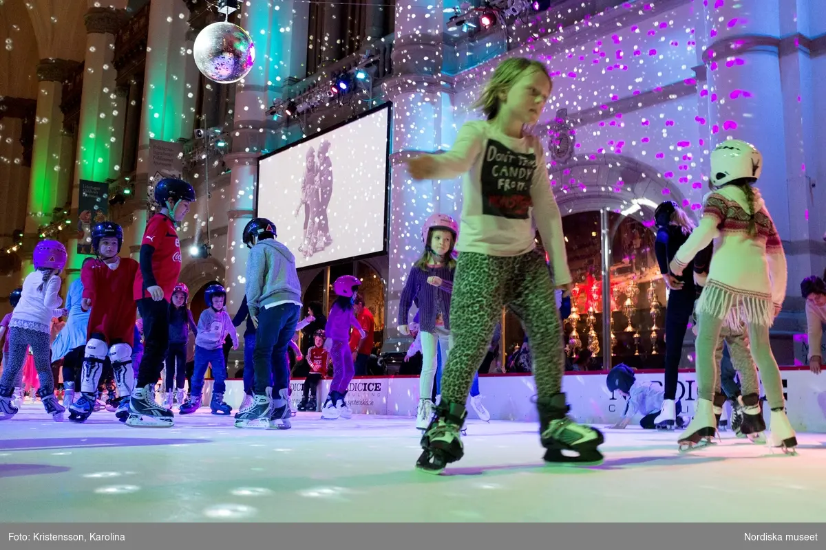 Skridskodisco i Stora hallen på sportlovet 2016, Tema snö och is