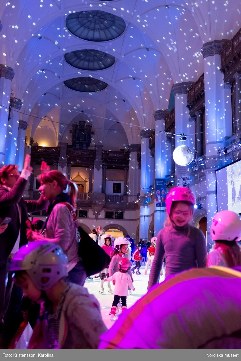 Skridskodisco i Stora hallen på sportlovet 2016, Tema snö och is