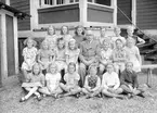 Skolklass, västra skolan (Kristinelunds skola). Foto 1948.