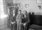 Familjebild, Gävle, 70-årsdag. Foto 1943.