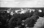 Utsikt mot nordväst från Sandvikens kyrka. Foto 1937.