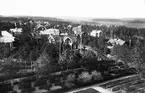 Utsikt mot nordost från Sandvikens kyrka. Foto 1926.