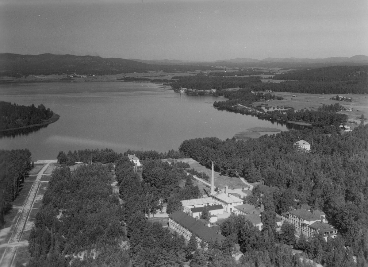 Flygfoto över sanatoriet i Mohed.