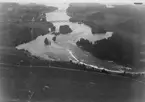 Ljusnan vid Landafors. Foto 1927.