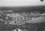 Flygfoto över Forsbacka. Foto 1935.