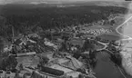 Näsviken, Hälsingland. Sördellen och Rolfstaån. Bitumit-fabrik