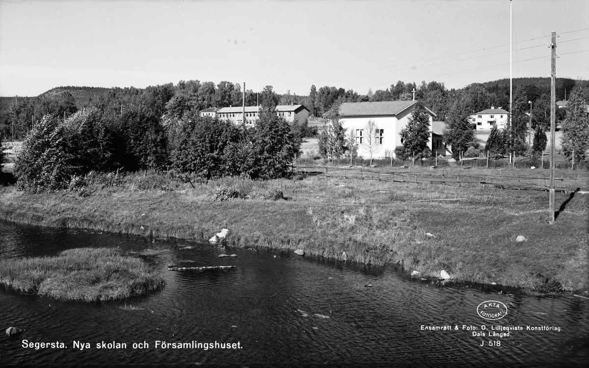 Segersta. Nya skolan och Församlingshuset, Hälsingland

