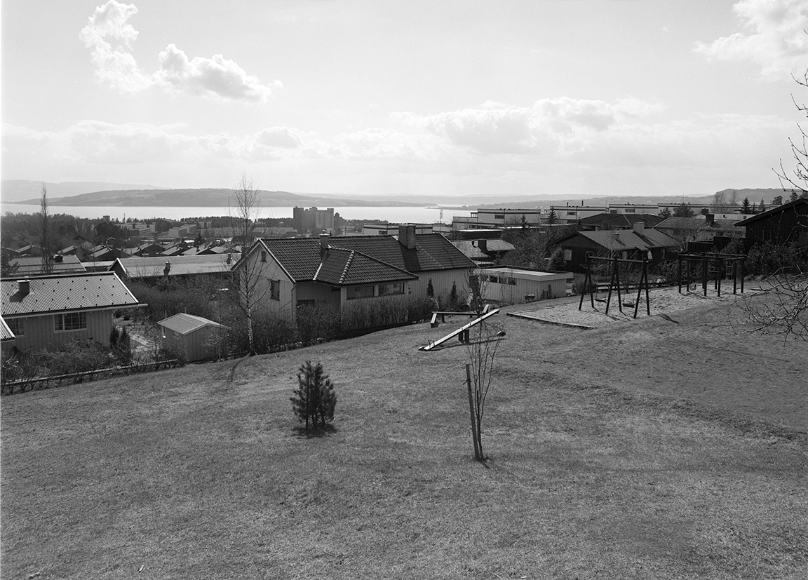 401. HOLSJORDET. VILLABEBYGGELSE. UTSIKT MOT MJØSA. 