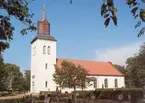 Vykort med motiv av Kastlösa kyrka.