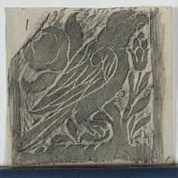 Dekorativa mönster (kalkering från museets stenbord)