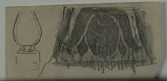Dekorativa mönster (kalkering från museets stenbord)