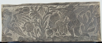 Dekorativa mönster (kalkering från museets stenbord)