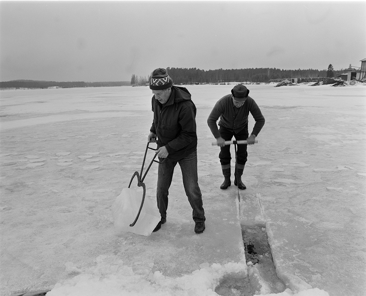 Isskjæring, Rokosjøen, Løten.