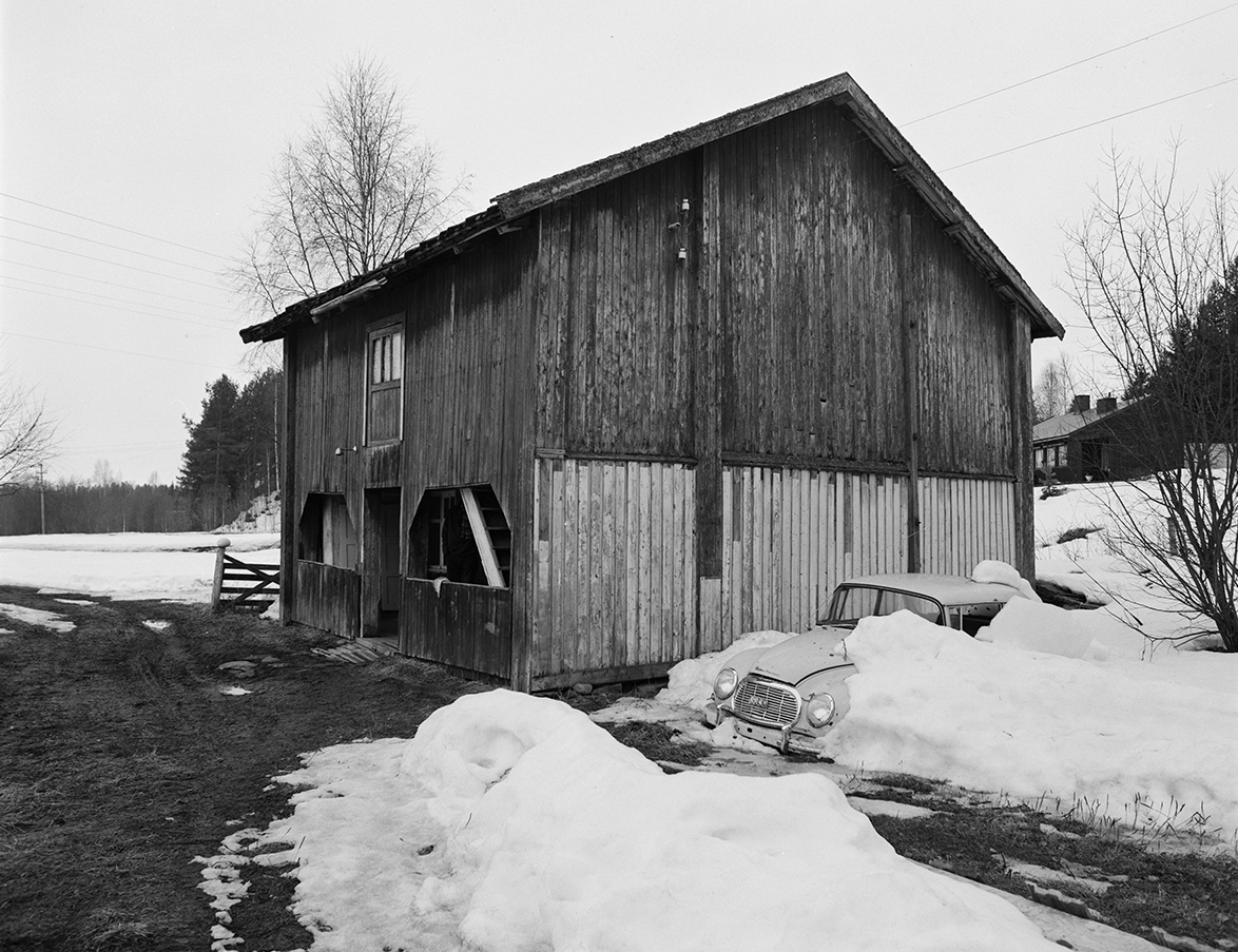 2. etasjes svalgangshus i Løten. Plassen het Elvarheim, lå ved Besseby.