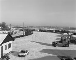 Hamar, Åkersvika, utfylling for bygging av ny skøytehall Vik