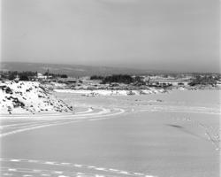 Hamar, Åkersvika, utfylling for bygging av ny skøytehall Vik