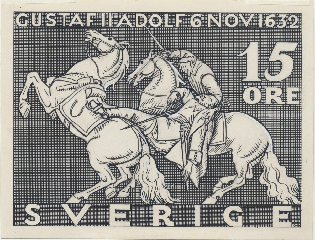 Gustaf II Adolf (1594-1632) blir dödligt sårad i slaget vid Lützen.