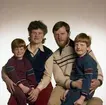 Familjen  Fredlund, Lövens Tä, Hemlingby. Den 25 april 1983