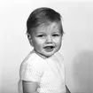 Fru Britt Jonsson. Foto av barn. Norra Hospitalsgatan 11, Gävle. Den 17 november 1967