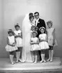 Brudparet Sigbjörnsson. Nacka. Den 8 juli 1967
