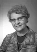 Berta Hemström, Rodergatan 6, Gävle. Den 5 mars 1968