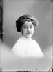 Fru Carin Lindblom. Den 13 februari 1910