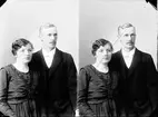 Oscar Lindberg med kvinna.