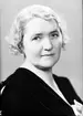 Fru Bergqvist. Den 4 juni 1951