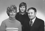 Familjen Wedenborn, Tallåsvägen 5 a, Gävle. Den 17 fabruari 1973