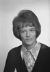 Anne-Lise Berglund, Brännströmsgatan 9 b, Gävle. Den 26 februari 1973.