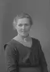 Kristina Holstedt. Den 18 april 1914