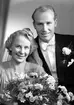 Brudparet Mats Hjelm, Gävle 5. 25 november 1944.